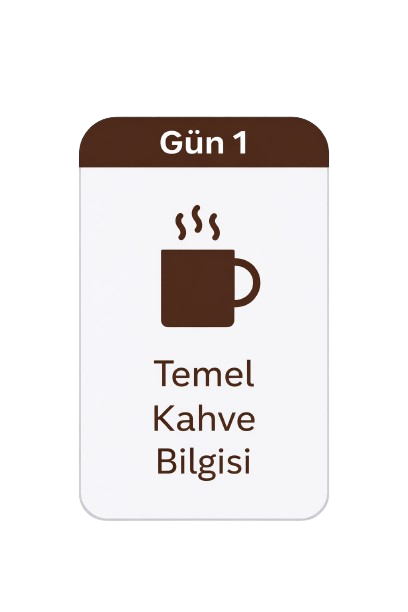 1. gün barista eğitimi
