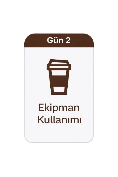 2. gün barista eğitimi